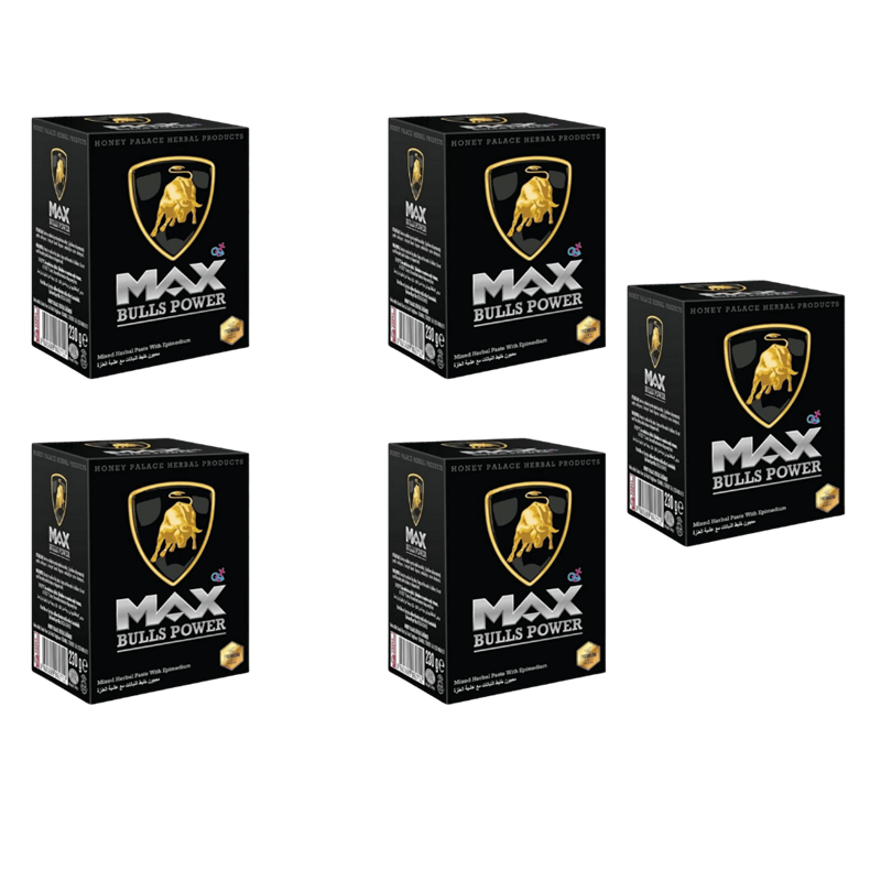 MAX BULLS POWER Epimedium Paste Unleash Your Natural Potential - 5×240 g Packs 8,47 oz